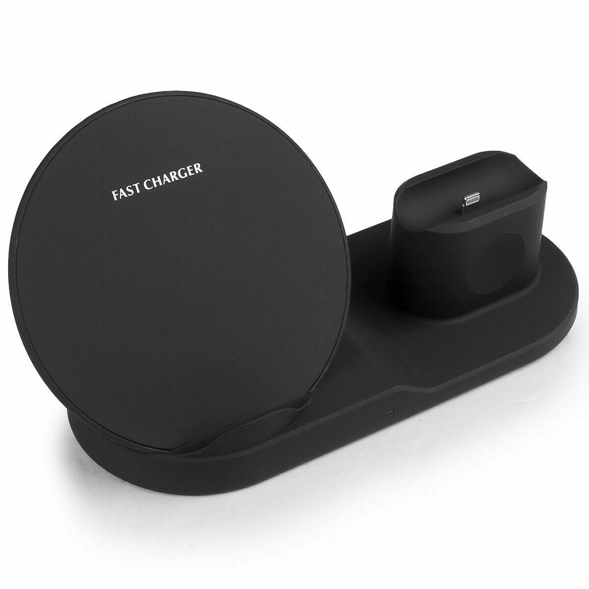 Wireless Fast Charge Stand Dock 3in1 Phone Charging Watch Ear Pods Charger
